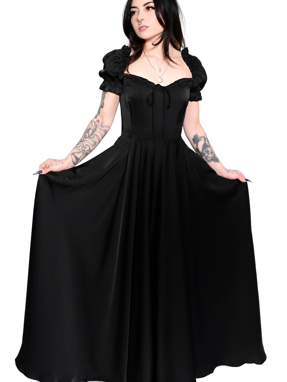 Foxblood Samara gown M